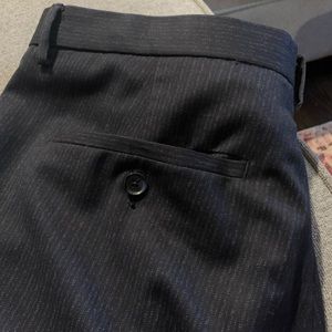 Calvin Klein navy blue stripe dress pants